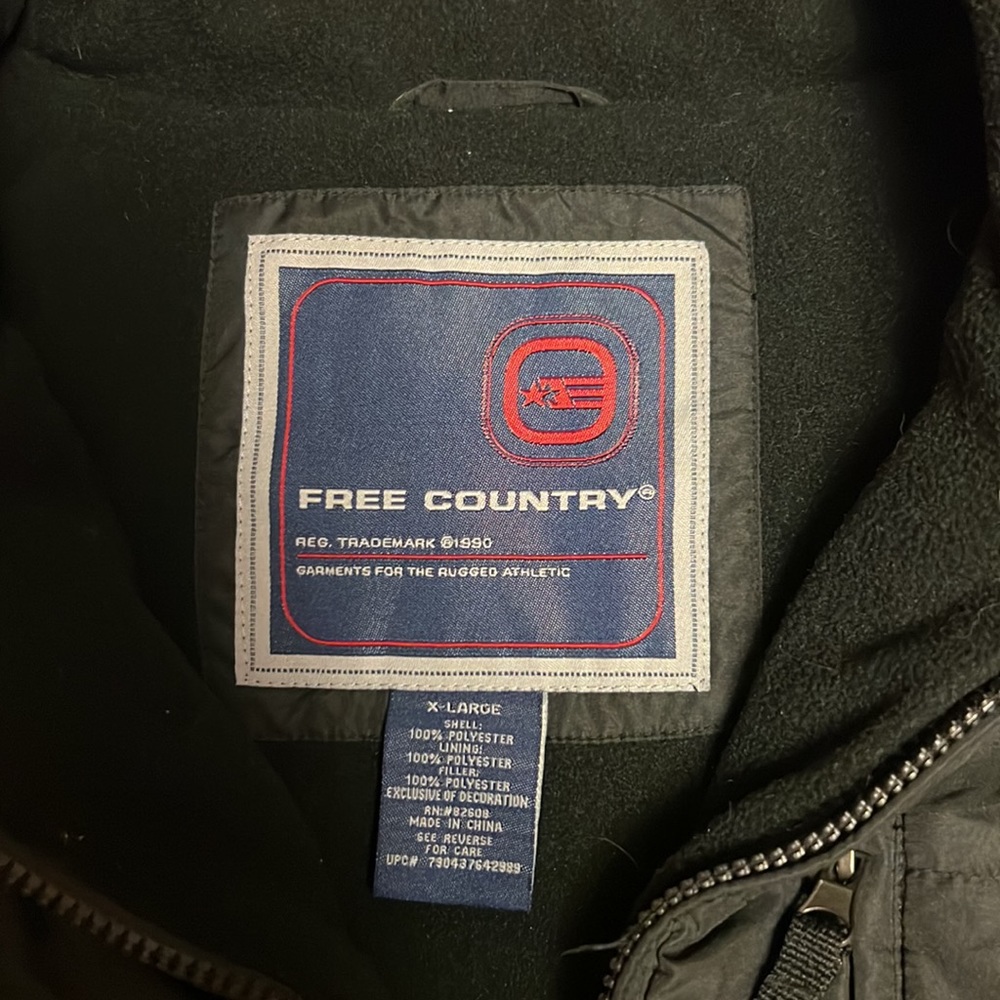 Free Country Fleece lined Puffer Vest - Picture 2 of 9
